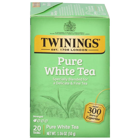 Twinings Lemon & Ginger, Caffeine-Free Herbal Tea Bags, 100 CT Box (1 Pack) | Spicy & Tangy, Ginger, Lemon Peel, Lemongrass, Blackberry Leaves, Soothe Digestion, 100 Foil Lined Individually Wrapped Bags