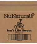NuNaturals White Stevia Powder Packets SingleServe Zero Calorie Sugar Substitute 100 count