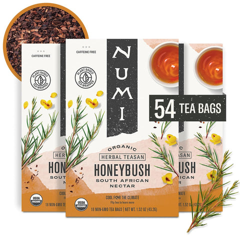 Numi Organic Matcha Toasted Rice Tea, 100 Green Tea Bags, Medium Caffeine