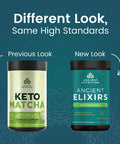 Ancient Nutrition Matcha Green Tea Powder with Ashwagandha, Ancient Elixirs Superfood Matcha Energy Powder, 20 Servings