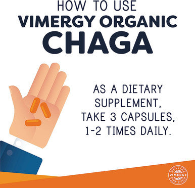 Vimergy Organic Chaga Capsules (90 ct)
