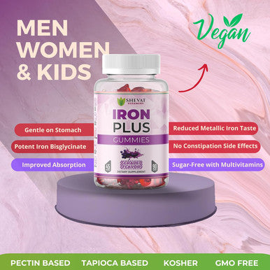 Family Iron Gummies For Women, Men & KidsÃƒÂ¢Ã¢â€šÂ¬Ã¢â‚¬Å“ Chewable Iron Supplements For Women Anemia & Men ÃƒÂ¢Ã¢â€šÂ¬Ã¢â‚¬Å“ Kids Iron Gummies With Iron Vitamins For Women ÃƒÂ¢Ã¢â€šÂ¬Ã¢â‚¬Å“ Vegan,Gluten-Free(Grape Flavor) Immune Support ÃƒÂ¢Ã¢â€šÂ¬Ã¢â‚¬Å“ Usa Made