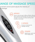 Daiwa Felicity Electric Handheld Massager - Deep Tissue, Back, Neck, Shoulder, Leg, And Calf Muscle Massager - Fsa Hsa Eligible Massage Machine With Heat For Pain And Stress Relief