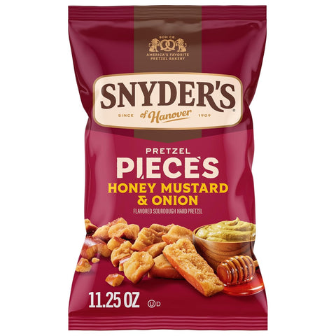 Snyder's of Hanover Honey Mustard & Onion Flavored Pretzel Pieces, 18 Oz