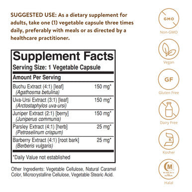 Solgar Herbal Water Pill 100 Vegetable Capsules - Supports Fluid Balance - Concentrated Herbal Extracts - Non-Gmo Vegan Gluten Free Dairy Free Kosher Halal - 100 Servings