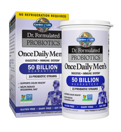 Garden of Life Probiotics For Men 30 Capsules & Multivitamin For Men 60 Count