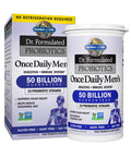 Garden of Life Probiotics for Men - Dr Formulated 50 Billion CFU Probiotic + Prebiotic Fiber for Men's Digestive & Immune Health, 15 Strains, Daily Constipation Relief, Gas & Bloating, 30 Capsules