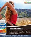 Best Naturals Boswellia Serrata Joint Health 250 mg 120 Capsules - Standardized to 65% Boswellic Acid (120 Count (Pack of 2))