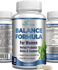 YUMMYVITE Balance Complex For Women - For Vaginal Health, Herbal Detox & Cleanse, Vaginal Probiotics, Supports Healthy Intestinal Flora, Helps With Yeast Infections 60 Capsules
