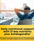 Nature Made Multi + Ashwagandha Multivitamin For Daily Stress Relief Support One Per Day Multivitamin 60 Capsules