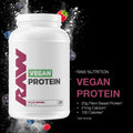 Raw Vegan Protein Powder Acai Bowl - 20G Of Plant-Based Protein Powder & Fortified With Vitamins For Muscle Growth & Recovery - Low-Fat Low Carb Naturally Flavored & Sweetened 25 Servings