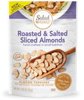 Salad Pizazz Almond Toppings Oven Roasted Sea Salt Snack Mix and Salad Topping NonGMO AllNatural Resealable Bag 3.25 Oz