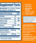 NativePath Organic Baobab Prebiotic Fiber Powder - Digestive Health Supplement - Natural Orange Flavor 30 Servings