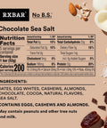 RXBAR Protein Bars, Protein Snack, Snack Bars, Chocolate Sea Salt, 9.1oz (5 Count)
