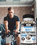 Kaya Naturals Multivitamin for Men Mens Prostate Multivitamin Multi Mineral Daily Supplement Pills for Men Supports Healthy Prostate Vitaminas para Hombres 60 Veggie Capsules