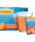 Emergen-C Immune+ Drink Mix with 1000 mg Vitamin C Plus Vitamin D and Zinc Super Orange