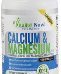 Best Calcium & Magnesium + Vitamin D3 400 Iu - Highly Absorbable With Boron - 10 Forms Of Calcium + Phosphorus For Bone Strength - All Natural - 240 Capsules - 2 Month Supply