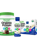 Orgain Organic Plant Based Protein Powder Creamy Chocolate Fudge 1.02 Pound Organic Plant Based Protein Powder Vanilla Bean Vegan Low Net Carbs Non Dairy Gluten 1.02 Pound
