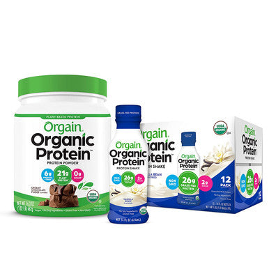 Orgain Organic Plant Based Protein Powder Creamy Chocolate Fudge 1.02 Pound Organic Plant Based Protein Powder Vanilla Bean Vegan Low Net Carbs Non Dairy Gluten 1.02 Pound