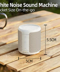 Mee 2Ou Portable Sound Machine For Baby Kids & Adults 30 Soothing Sounds 32 Volume Levels 3 Timers Rechargeable Mini White Noise Sleep Sound Machine For Travel Camping Home Office Nursery