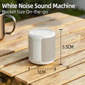 Mee 2Ou Portable Sound Machine For Baby Kids & Adults 30 Soothing Sounds 32 Volume Levels 3 Timers Rechargeable Mini White Noise Sleep Sound Machine For Travel Camping Home Office Nursery
