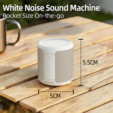 Mee 2Ou Portable Sound Machine For Baby Kids & Adults 30 Soothing Sounds 32 Volume Levels 3 Timers Rechargeable Mini White Noise Sleep Sound Machine For Travel Camping Home Office Nursery