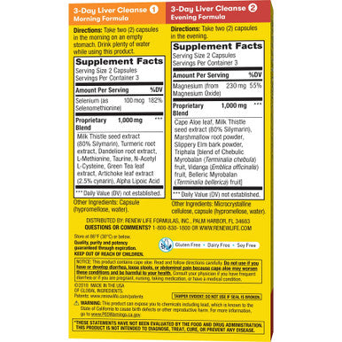 ReLife Cleanse Adult 3Day Liver Cleanse Dietary Supplement 2Part Pack May Vary Package May Vary