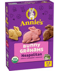 Annie's Organic Friends Bunny Grahams, Chocolate Chip, Chocolate, and Honey Baked Graham Snacks, 11.25 oz