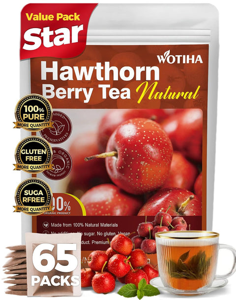 WOTIHA 50 Count Premium White Mulberry Leaf Tea Bags - 100% Natural & Pure, Improves Digestion, Supports Wellness, Slightly Sweet & Refreshing,Non-GMO Caffeine-Free, Additive-Free, Sugar-Free, Vegan