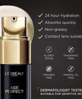 L'Oreal Paris Age Perfect Anti-Aging Under Eye Cream, Vitamin E, Antioxidants, Reduces Dark Circles, Puffiness, Age Perfect Cell Renewal, sensitive skin, Dermatologist Tested, Paraben Free, 0.5 fl oz