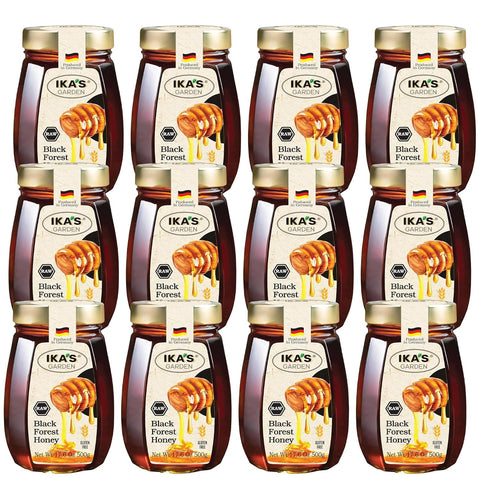 Ika's Garden Raw Manuka Honey with Blossom Honey - 100% Pure, Unfiltered, Gluten-Free Ã¢â‚¬â€œ Product of Germany, 17.6 oz (500g) Jar