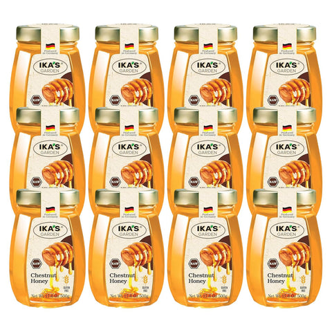 Ika's Garden Raw Manuka Honey with Blossom Honey - 100% Pure, Unfiltered, Gluten-Free Ã¢â‚¬â€œ Product of Germany, 17.6 oz (500g) Jar