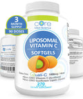 Core Med Science Liposomal Glutathione Softgels + Liposomal Vitamin C Softgels (3 Month)