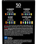 Curad Performance Series Ironman Antibacterial Bandages Extreme Hold Adhesive Technology Finger & Knuckle Bandages Flexible Fabric Variety Pack with Assorted Sizes & Colors 50 Count