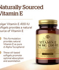 Solgar Vitamin E 200 Iu Alpha 100 Softgels - Antioxidant Healthy Aging Healthy Skin Immune System Support - Natural Source Vitamin E - Gluten Free Dairy Free - 100 Servings