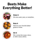 Force Factor Total Beets Organic Beetroot Powder, Beet Root Powder Superfood to Boost Daily Nutrition, USDA Organic, Vegan, Gluten-Free, and Non-GMO Beet Supplement, Unflavored, 90 Servings