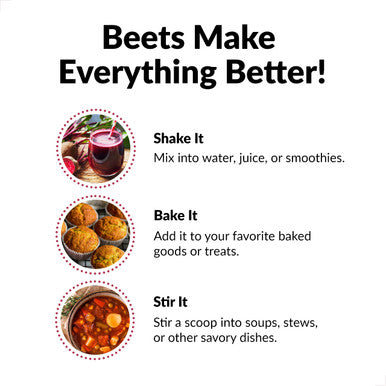 Force Factor Total Beets Organic Beetroot Powder, Beet Root Powder Superfood to Boost Daily Nutrition, USDA Organic, Vegan, Gluten-Free, and Non-GMO Beet Supplement, Unflavored, 90 Servings