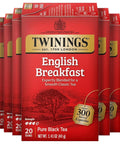 Twinings Lemon & Ginger, Caffeine-Free Herbal Tea Bags, 100 CT Box (1 Pack) | Spicy & Tangy, Ginger, Lemon Peel, Lemongrass, Blackberry Leaves, Soothe Digestion, 100 Foil Lined Individually Wrapped Bags