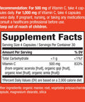 Nature's Way Alive! Vitamin C Supplement, Made with Organic Fruit, 120 Vegetarian Capsules