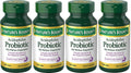 Nature'S Bounty Probiotics Dietary Supplement Supports Digestive And Intestinal Health Probiotic Acidophilus 120 Tablets Pack Of 4