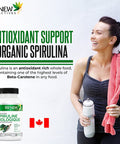 Renew Actives Maximum Strength Spirulina Tablets 1000Mg Per Serving! Supports Immune System, Heart, Cells And Energy Rich In Antioxidants, Vitamins, Minerals. 60 Supplement Capsules!