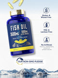 Carlyle Fish Oil 3600mg | 1080mg Omega 3 | 120 Count | Non-GMO and Gluten Supplement