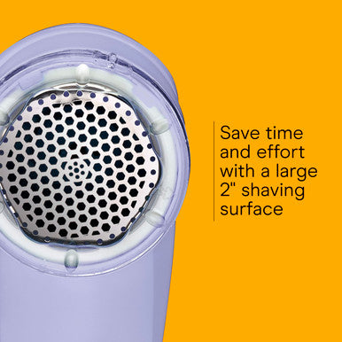 Conair Fabric Shaver And Lint Remover Battery Operated Portable Fabric Shaver Lavender