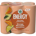V8 Energy Strawberry Banana Juice Energy Drink, 8 fl oz Can (24 Pack)