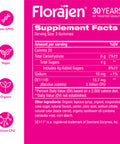 Florajen Women's Probiotic Gummies - Triple-Action Prebiotic + Probiotic + Cranberry for Digestive, Urinary, & Immune Support - Fast-Acting - Vegan & Gluten-Free - 40-Count
