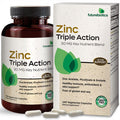Futurebiotics Zinc Triple Action 30Mg Key Nutrient Blend Immune Support Zinc Supplement With Zinc Acetate, Picolinate & Orotate - Immune, Antioxidant & Skin Health Support - 150 Vegetarian Capsules