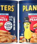 PLANTERS Lightly Salted Peanuts, Plant Based Protein Snacks, 16 Oz (1 Ct)