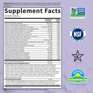 Garden of Life Vitamin Code Raw Prenatal 90 Vegetarian Capsules
