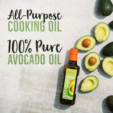 Betterbody Foods Refined Avocado Oil Non-GMO Cooking Oil her Keto and Paleo Diet Friendly for High-Heat Cooking Frying Baking 100% Pure Avocado Oil 500 mL 16.9 Fl Oz (Pack of 2)