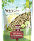 Food to Live Hemp Seeds, 8 Ounces Ã¢â‚¬â€œ Raw Hearts, Hulled, Shelled, Kosher, Vegan, Bulk Kernels, Rich in Omega, Low Carb & Sodium, Good Source of Protein and Iron, Product of China